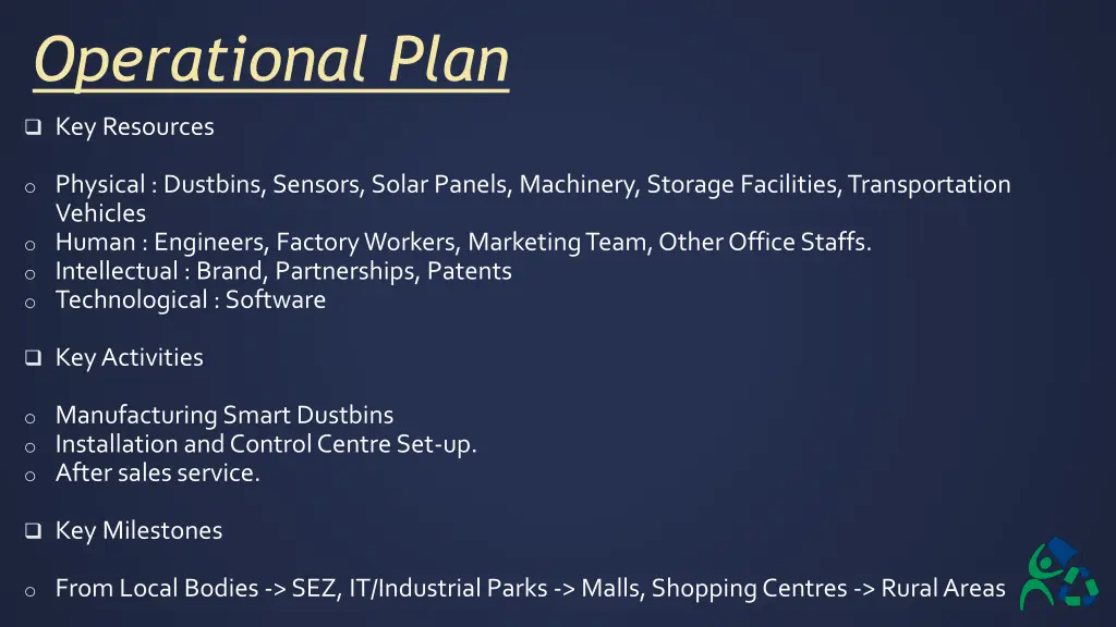 operational plan