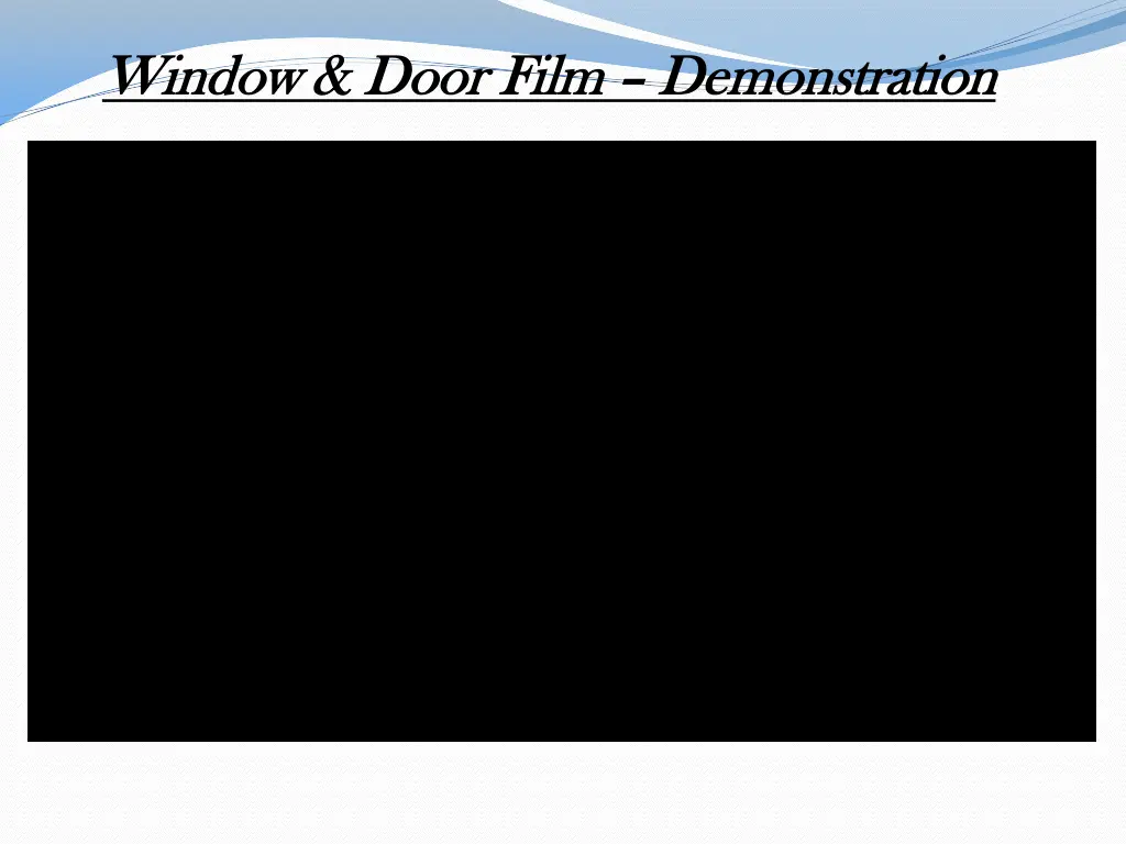 window door film window door film demonstration