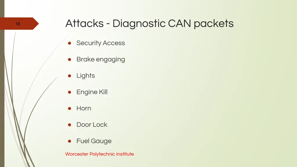 attacks diagnostic can packets