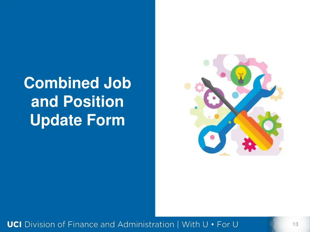 combined job and position update form