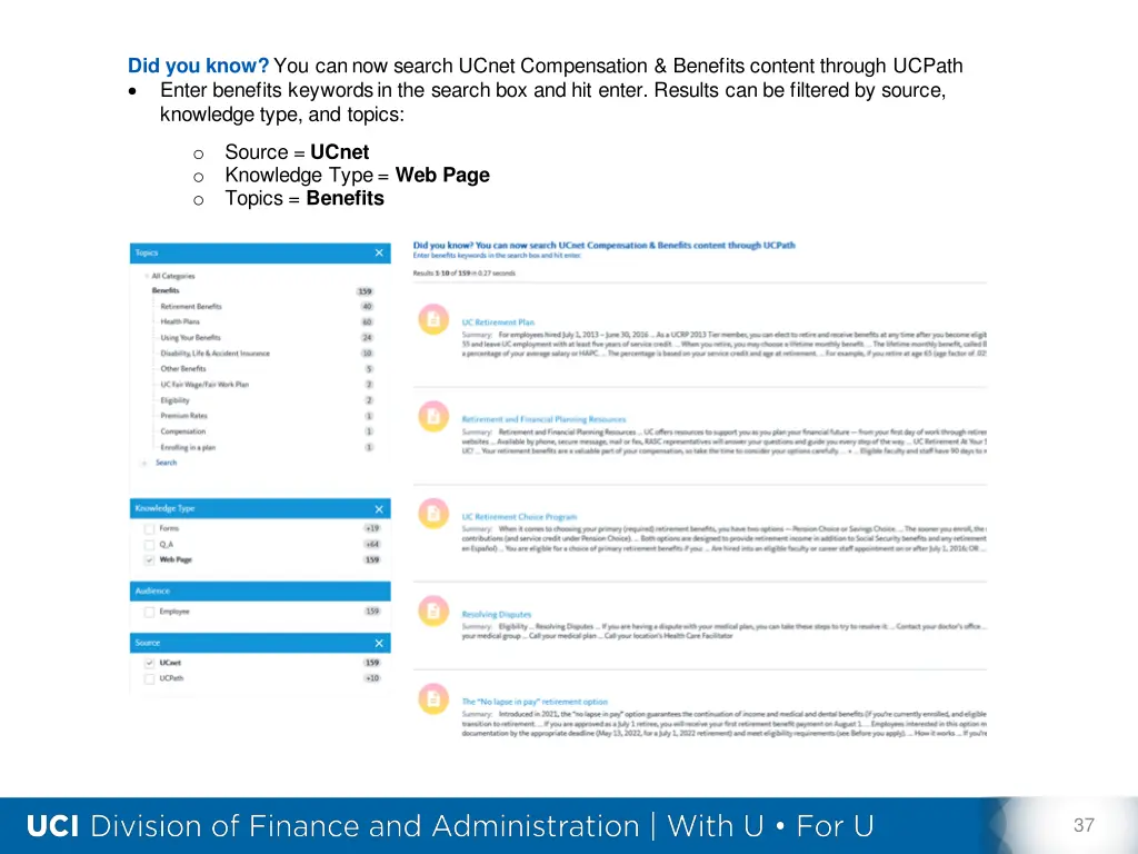 did you know you can now search ucnet