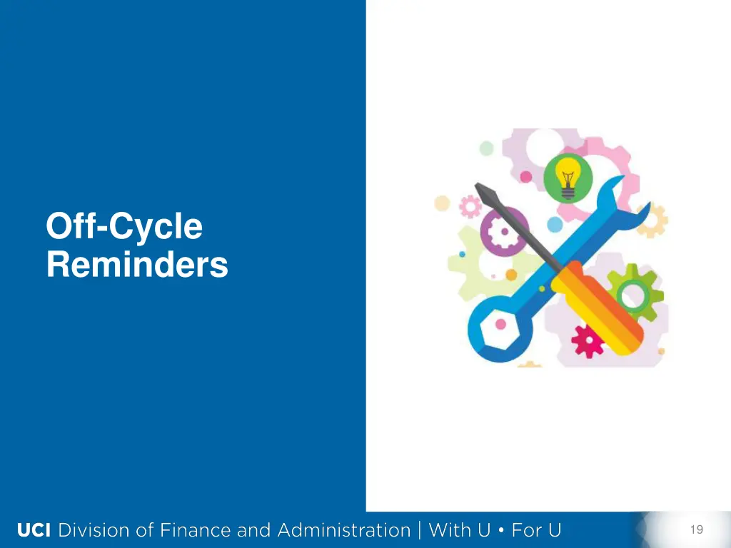 off cycle reminders