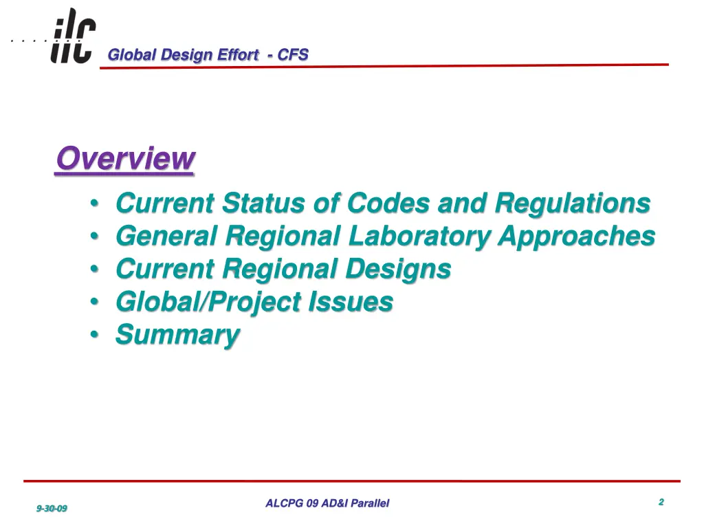 global design effort cfs 1