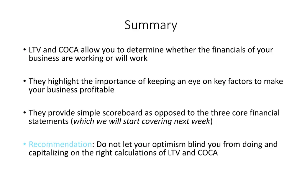 summary 1