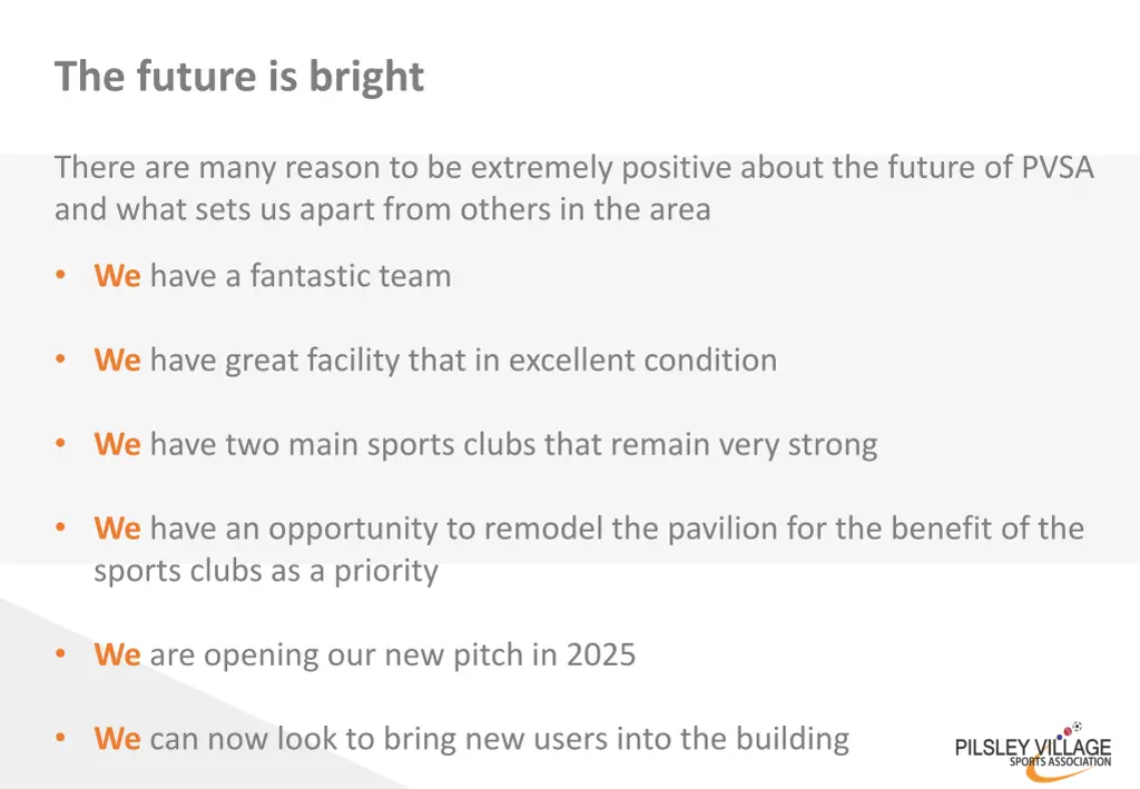 the future is bright