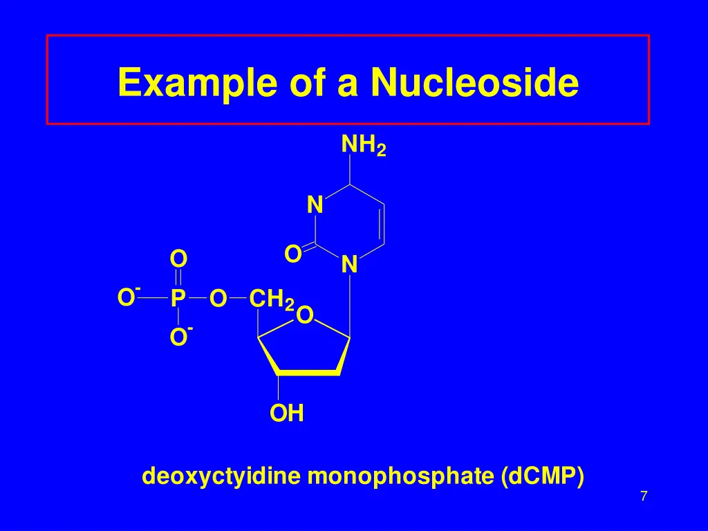 example of a nucleoside