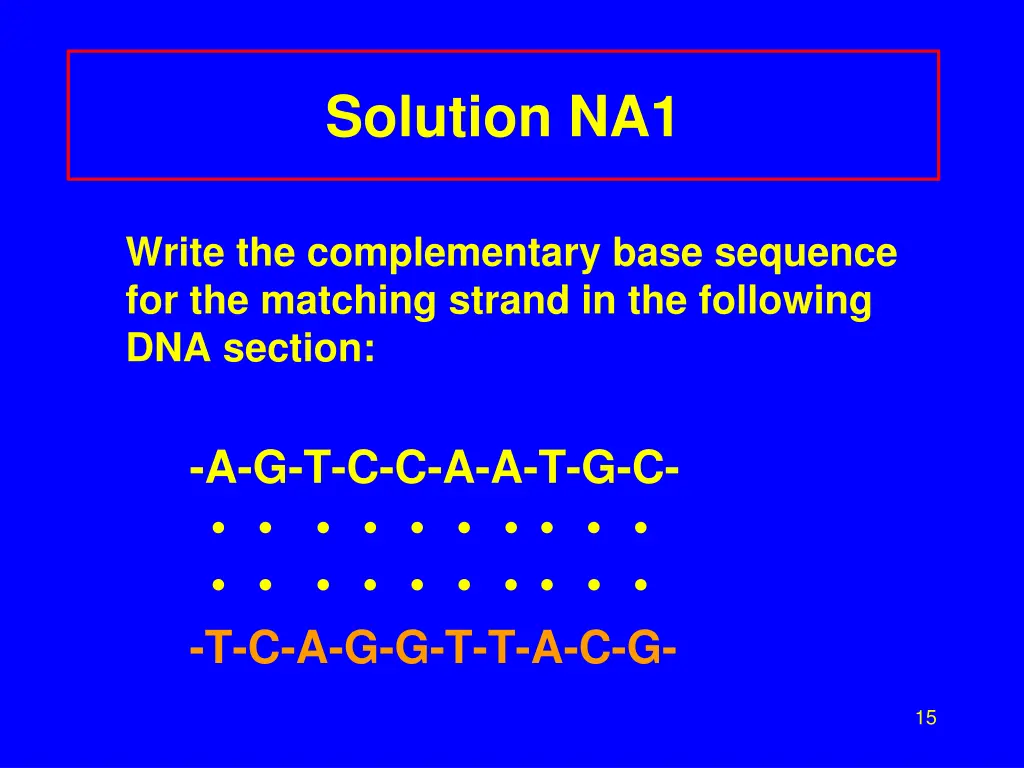 solution na1