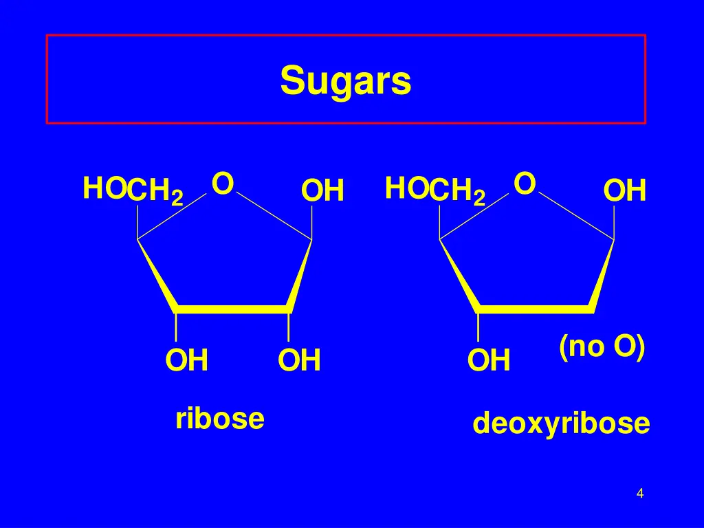 sugars