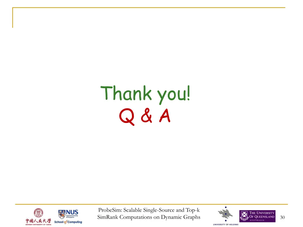 thank you q a