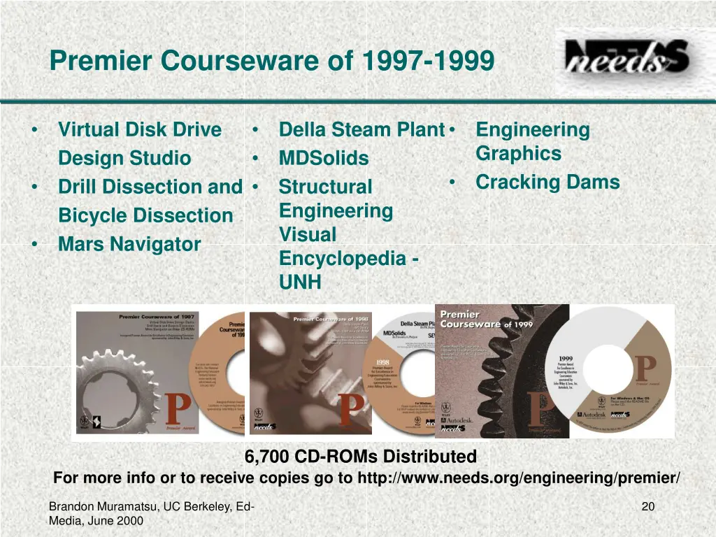 premier courseware of 1997 1999