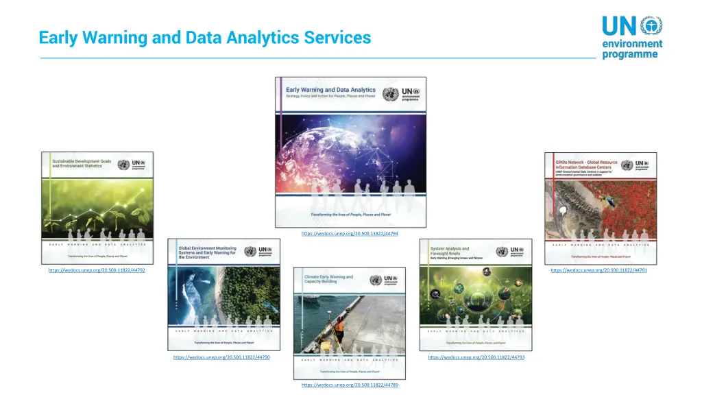 early warning and data analytics services