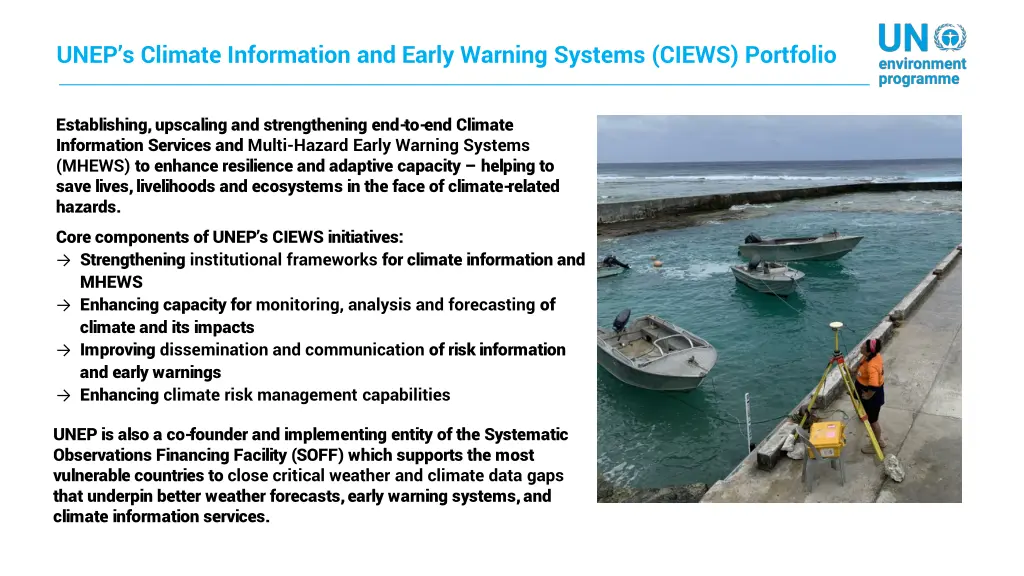 unep s climate information and early warning