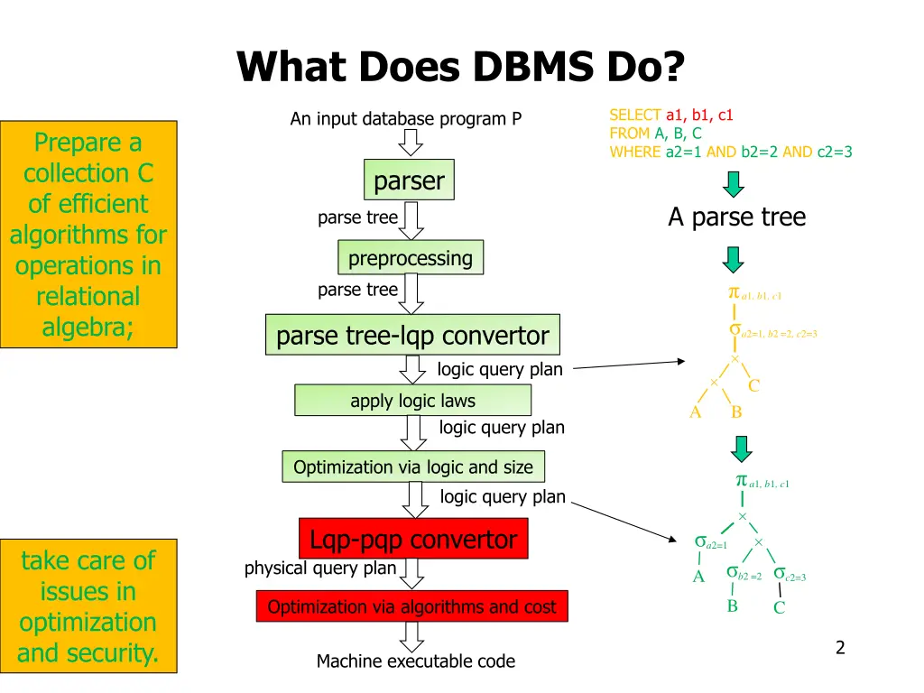 what does dbms do 1