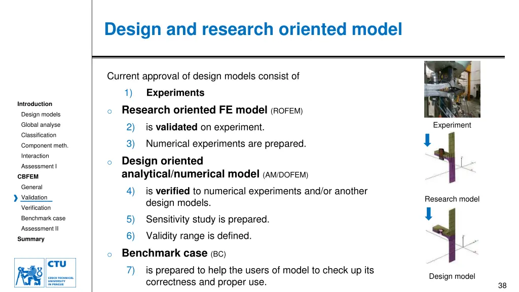 design and research oriented model