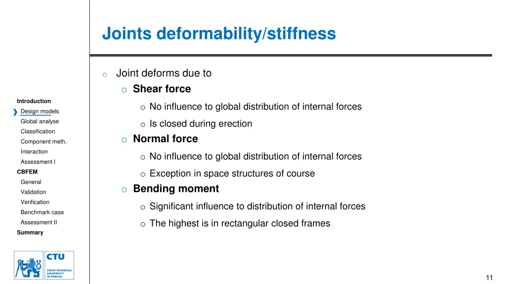 joints deformability stiffness