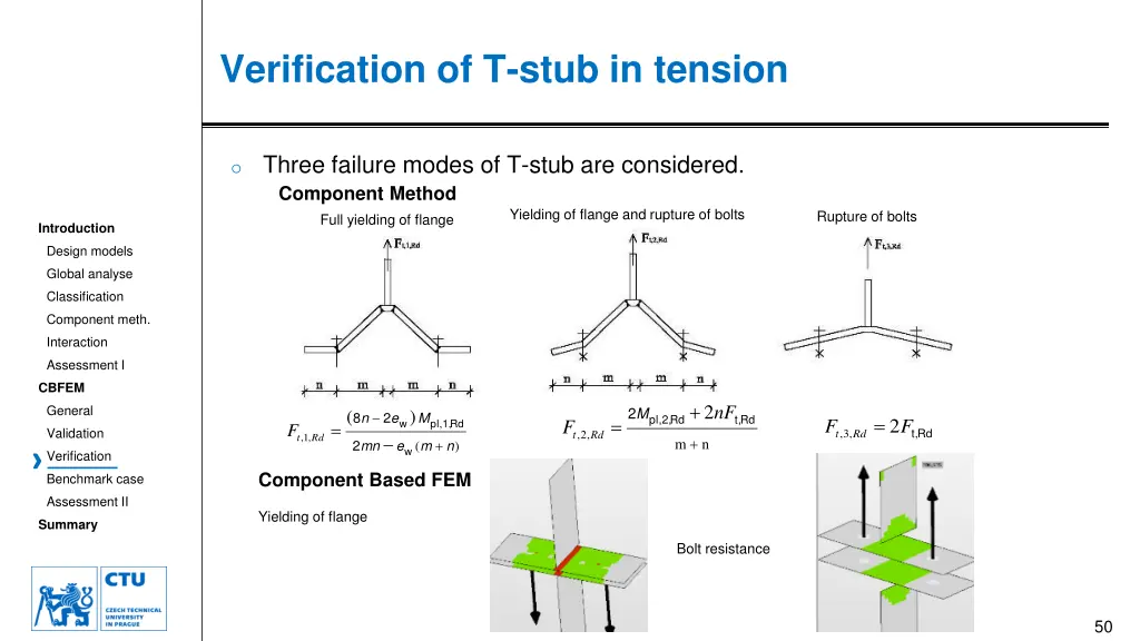 verification of t stub in tension 3