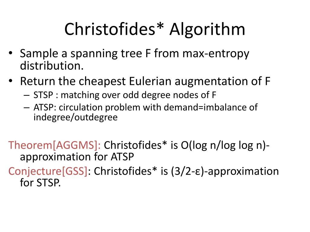 christofides algorithm sample a spanning tree