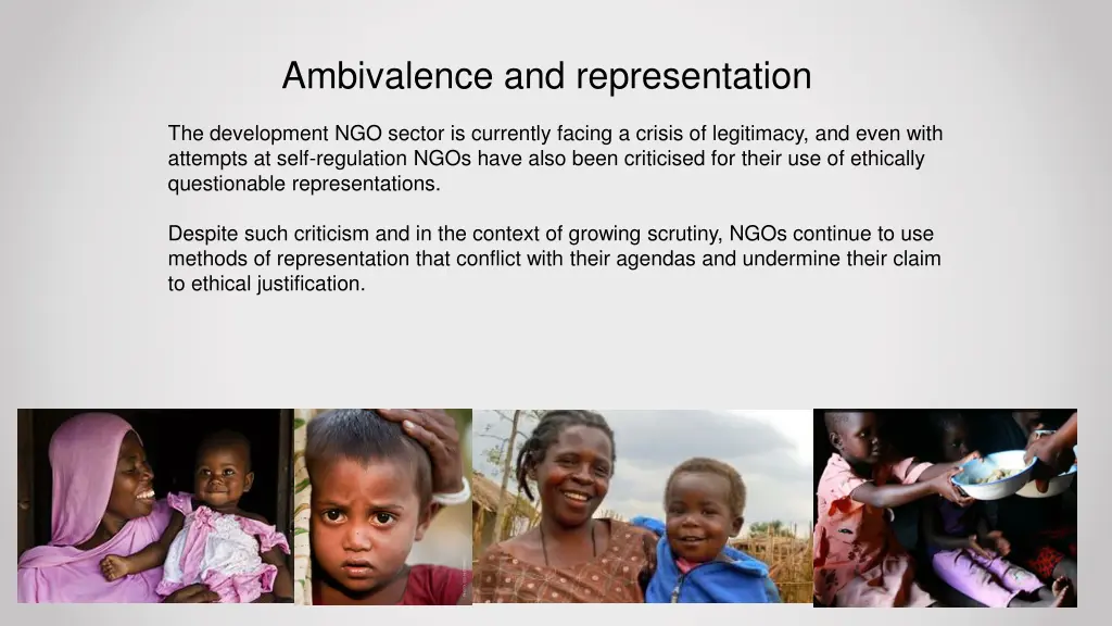 ambivalence and representation