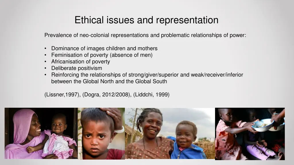 ethical issues and representation