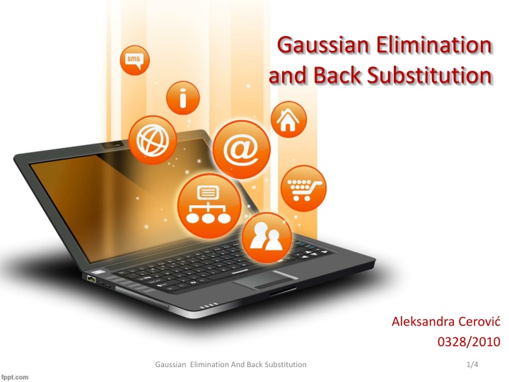 gaussian elimination and back substitution