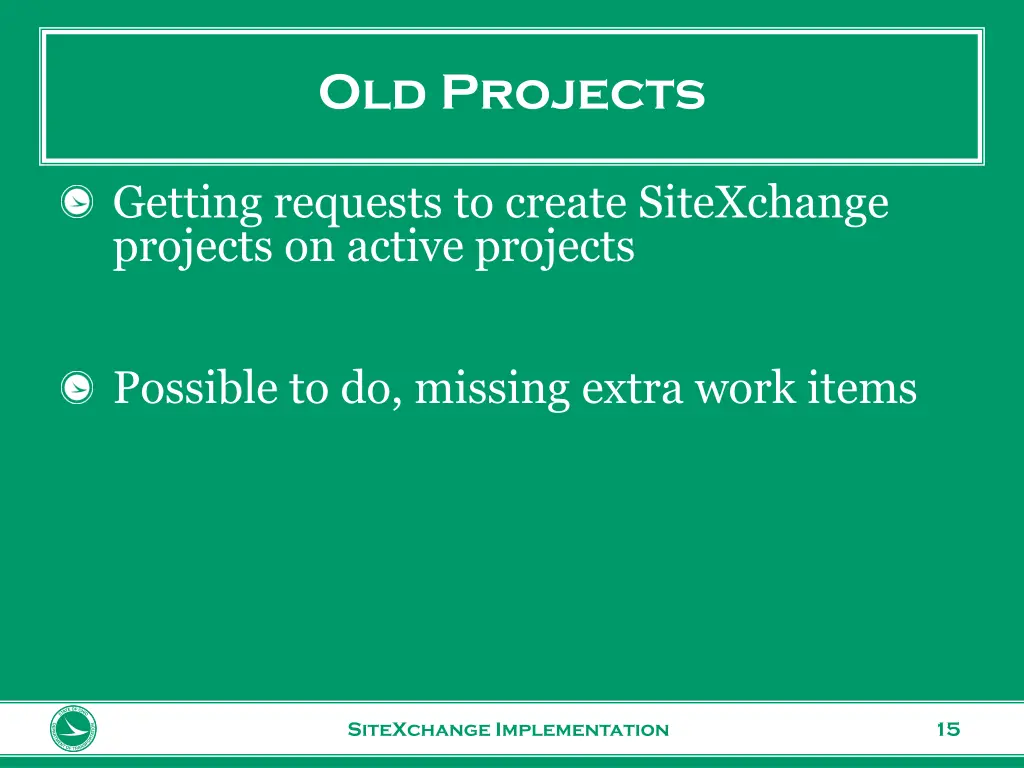 old projects