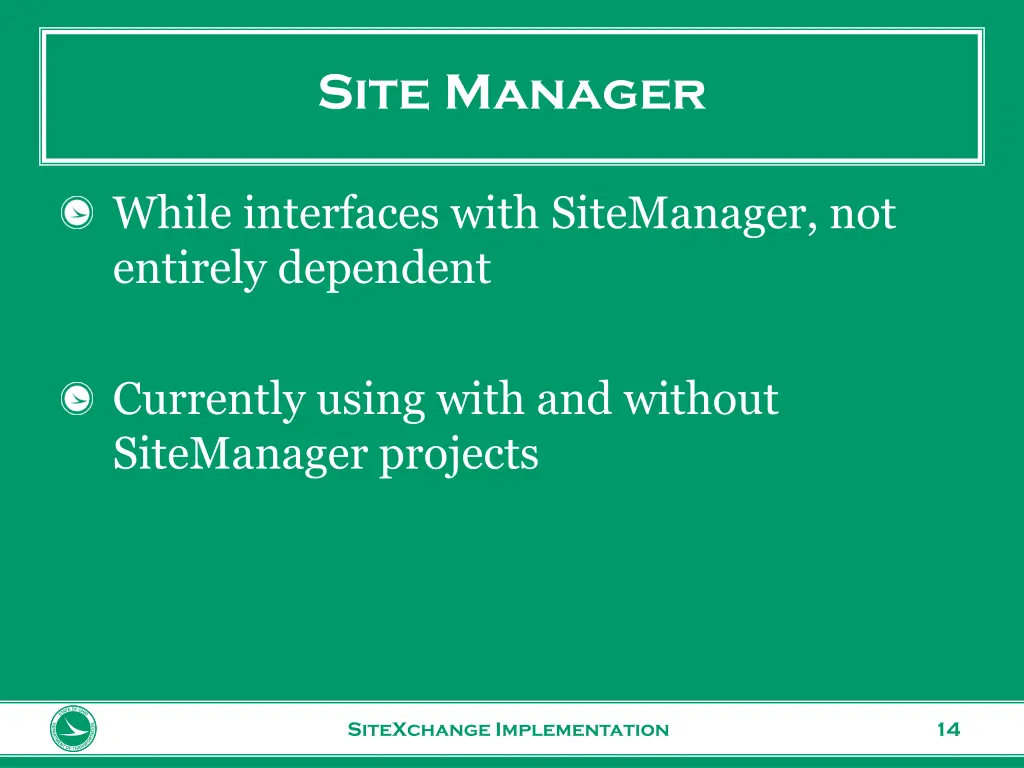 site manager