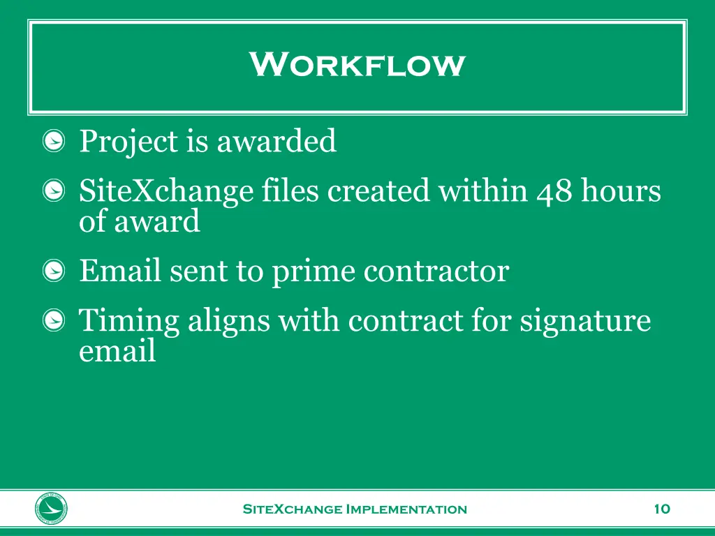 workflow