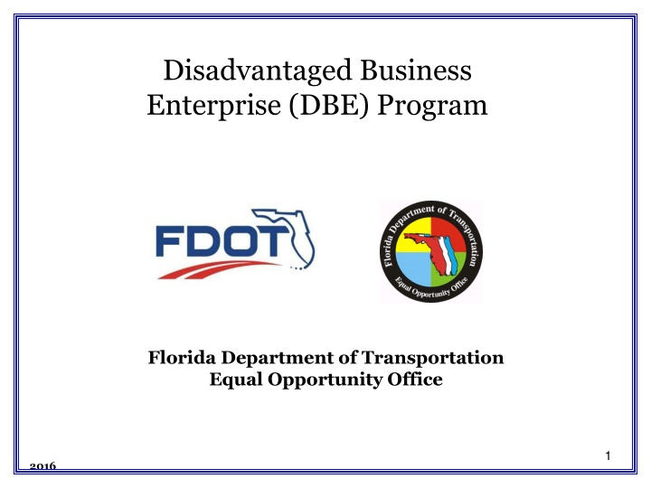 disadvantaged business enterprise dbe program
