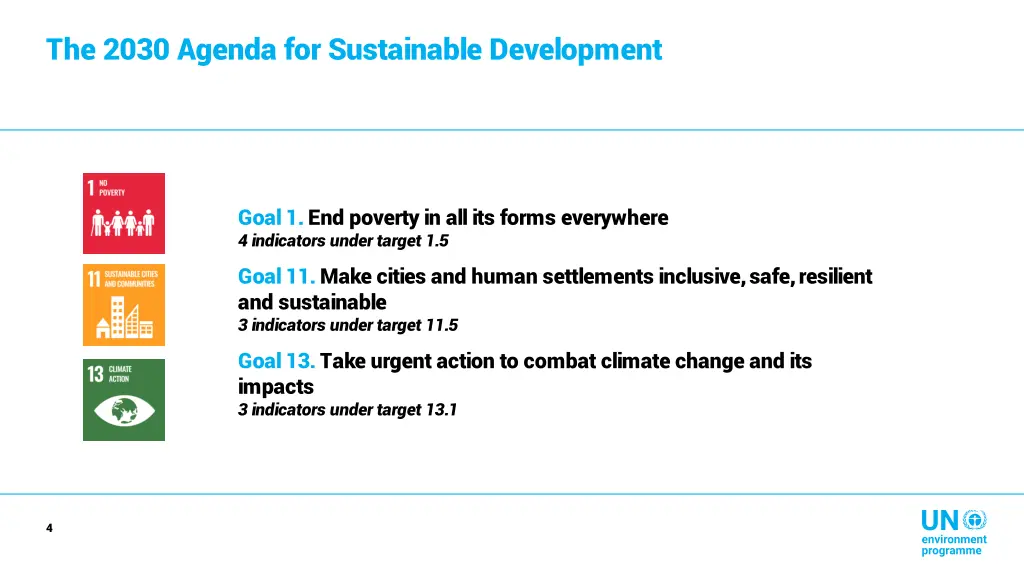 the 2030 agenda for sustainable development