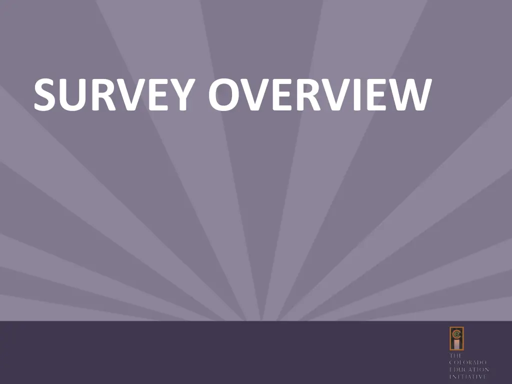 survey overview