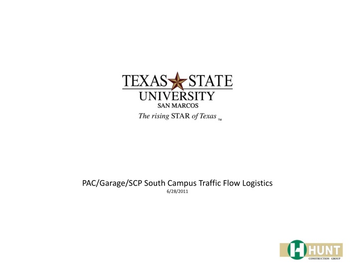 pac garage scp south campus traffic flow
