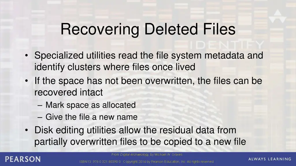 recovering deleted files