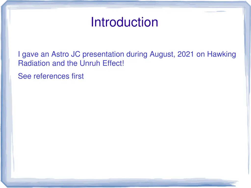 introduction