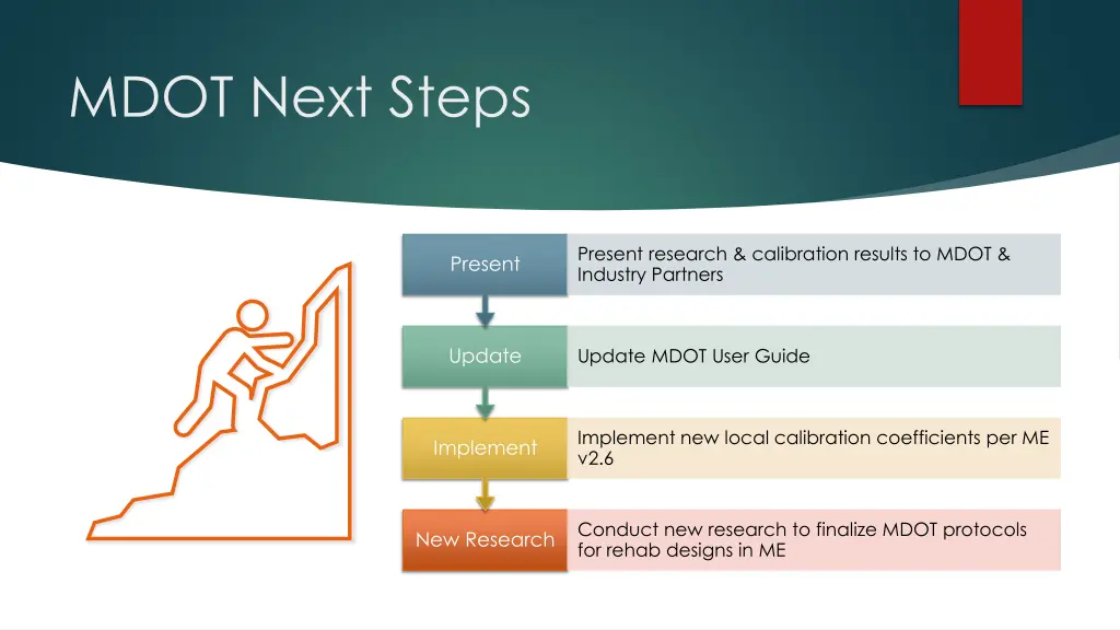 mdot next steps