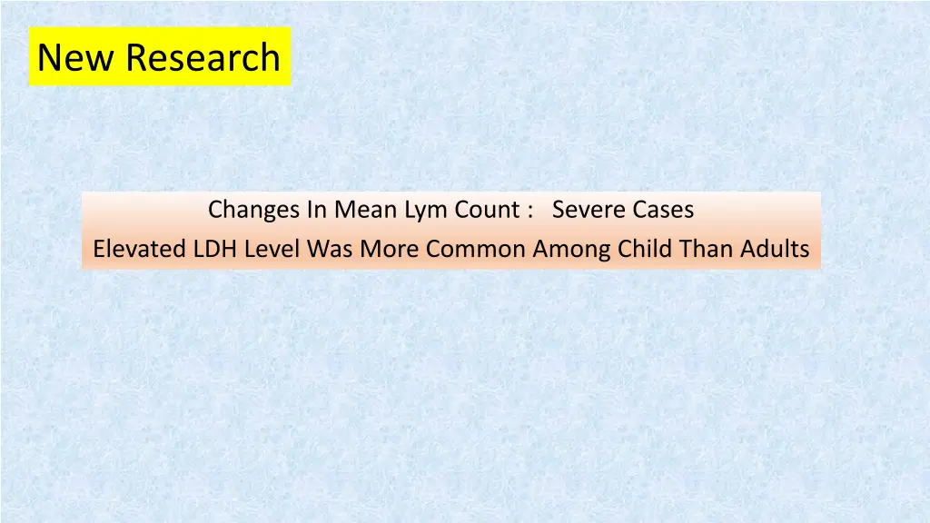new research