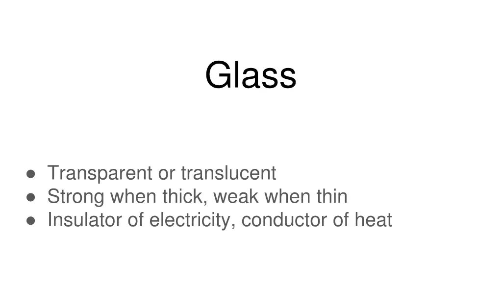 glass