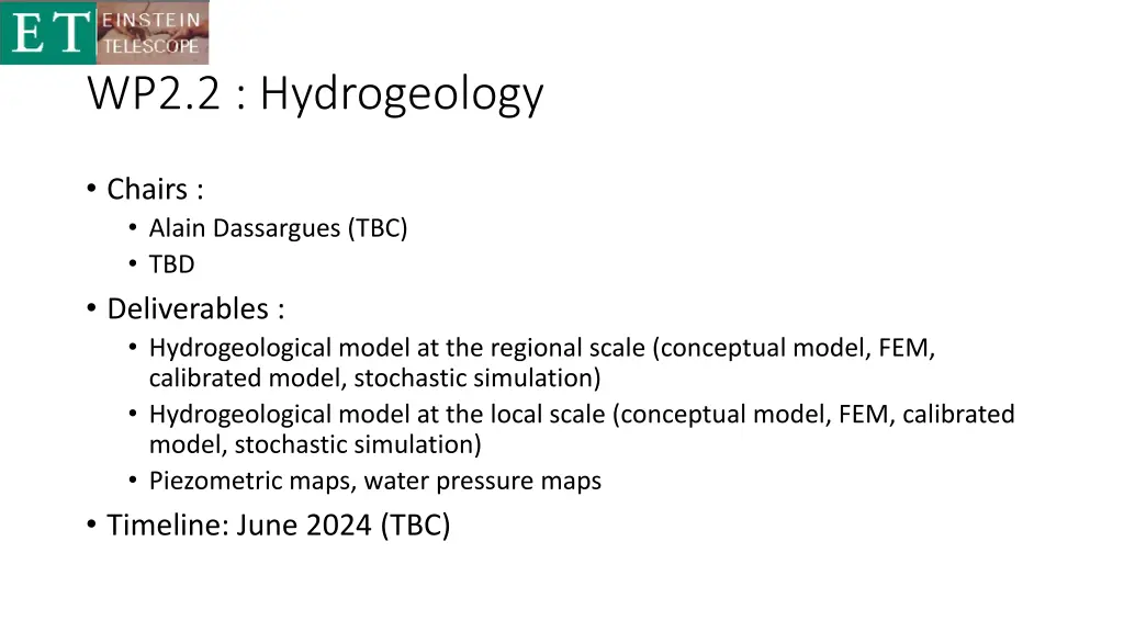 wp2 2 hydrogeology