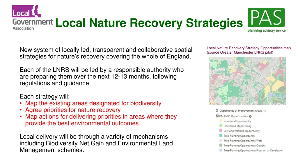 local nature recovery strategies