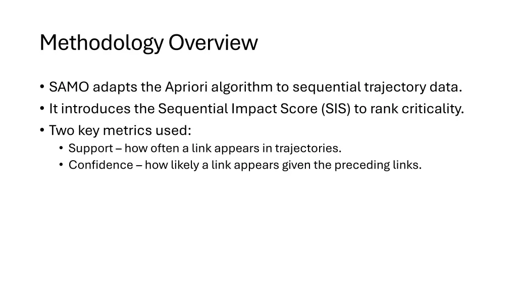 methodology overview