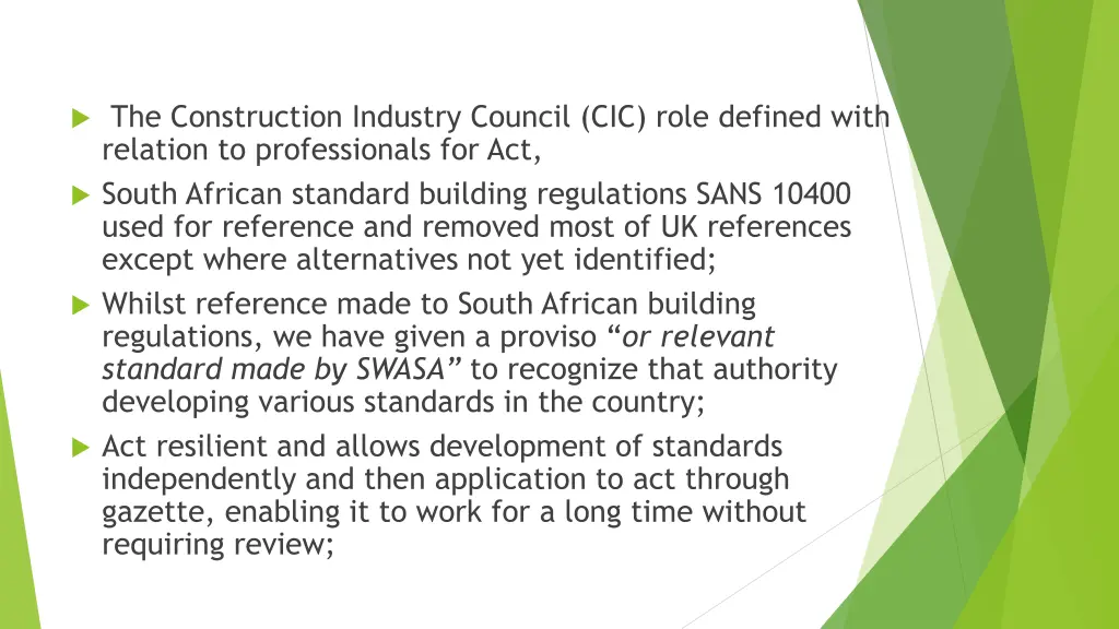 the construction industry council cic role