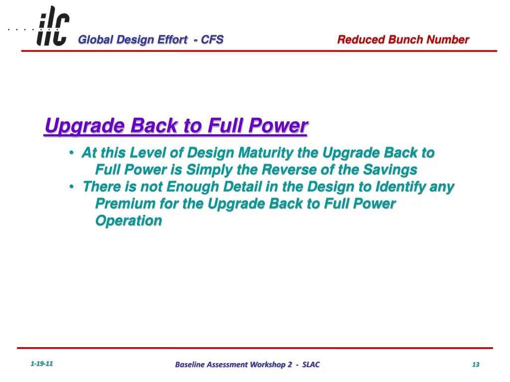 global design effort cfs 12