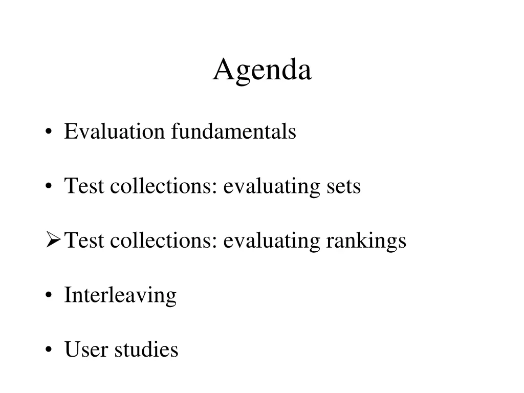agenda 1