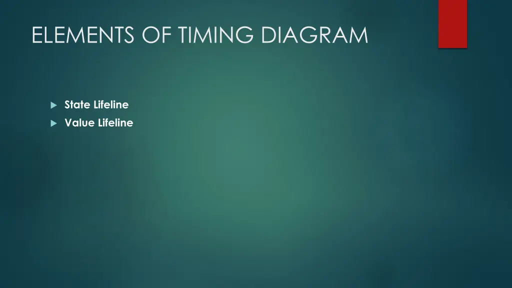 elements of timing diagram