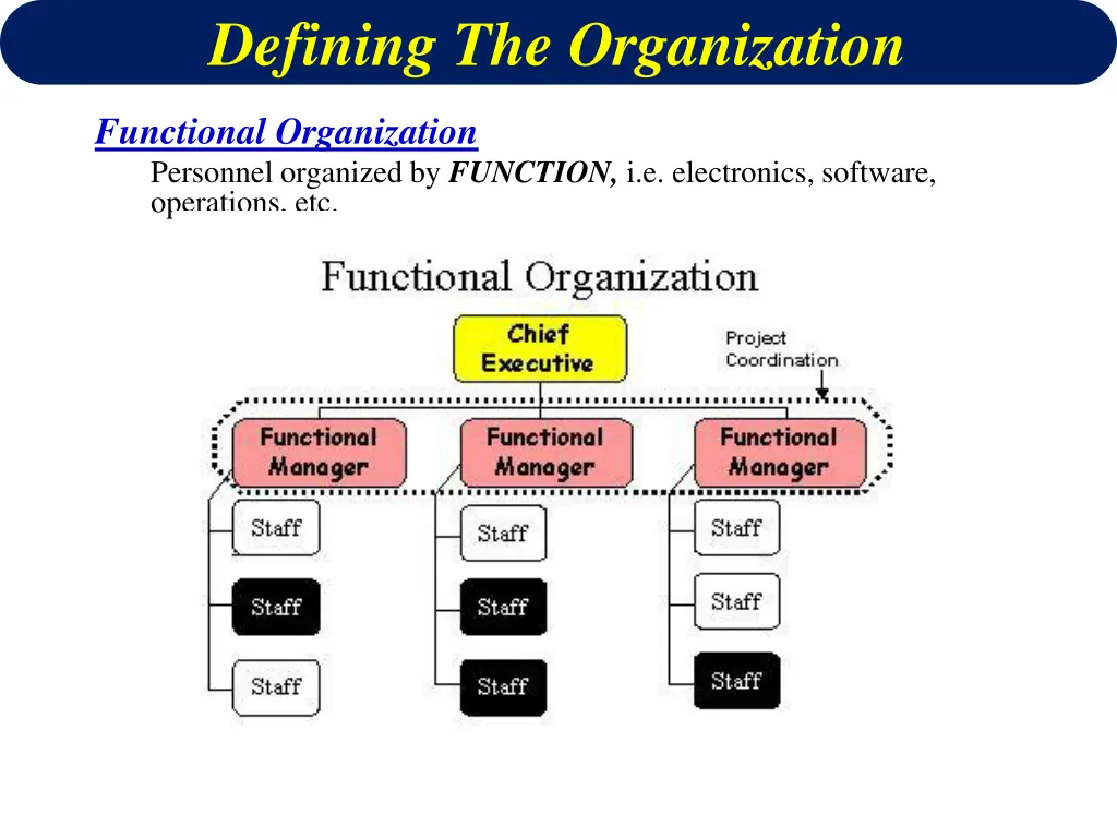 defining the organization 1