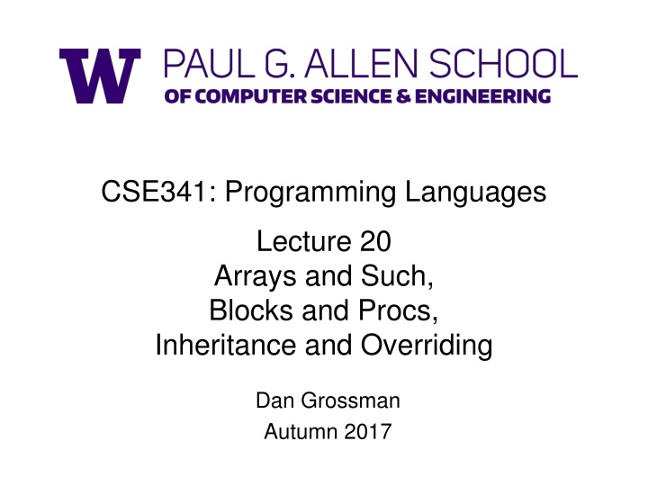 cse341 programming languages