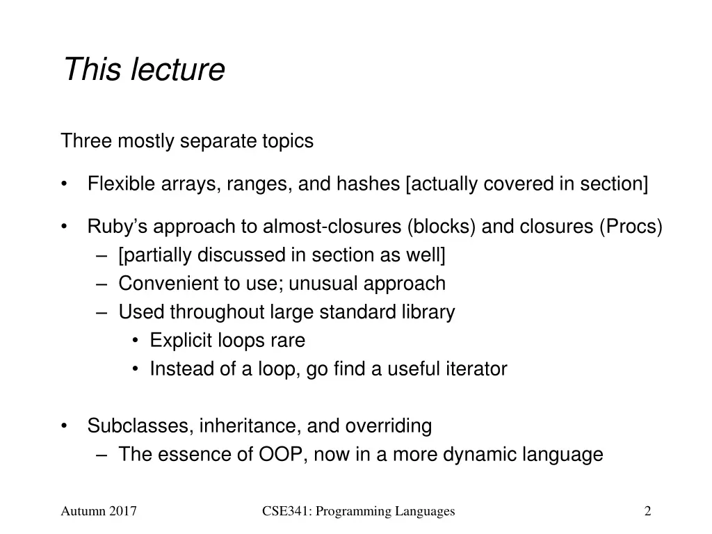 this lecture