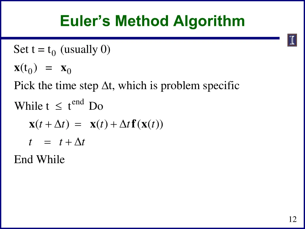 euler s method algorithm