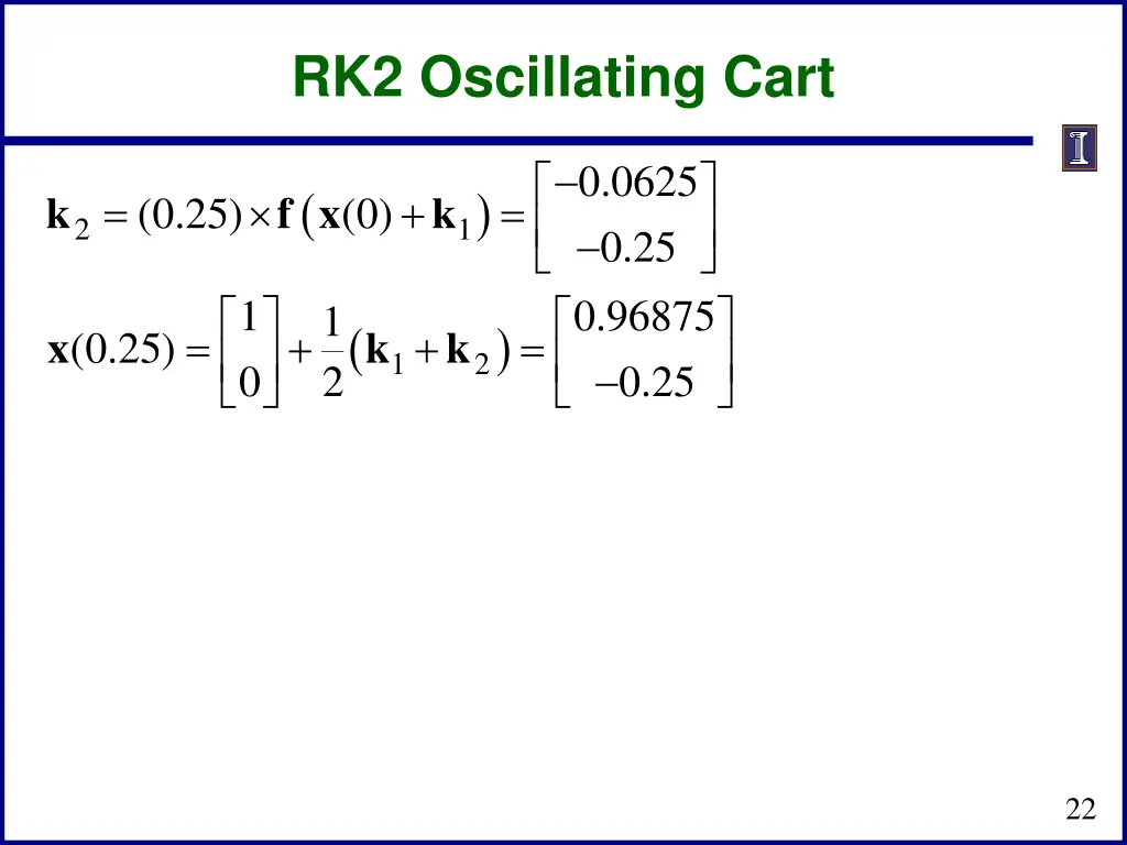 rk2 oscillating cart 1