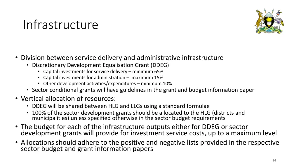 infrastructure