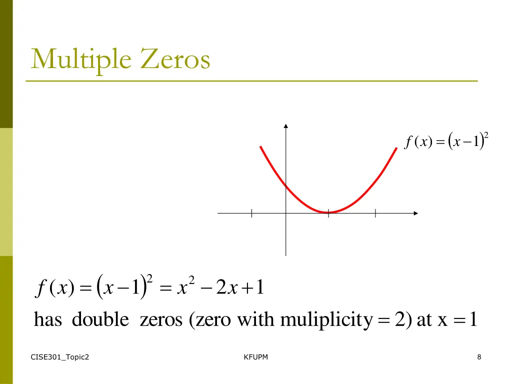 multiple zeros